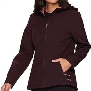 Avalanche Soft Shell Fleece Lined Jacket Maroon
